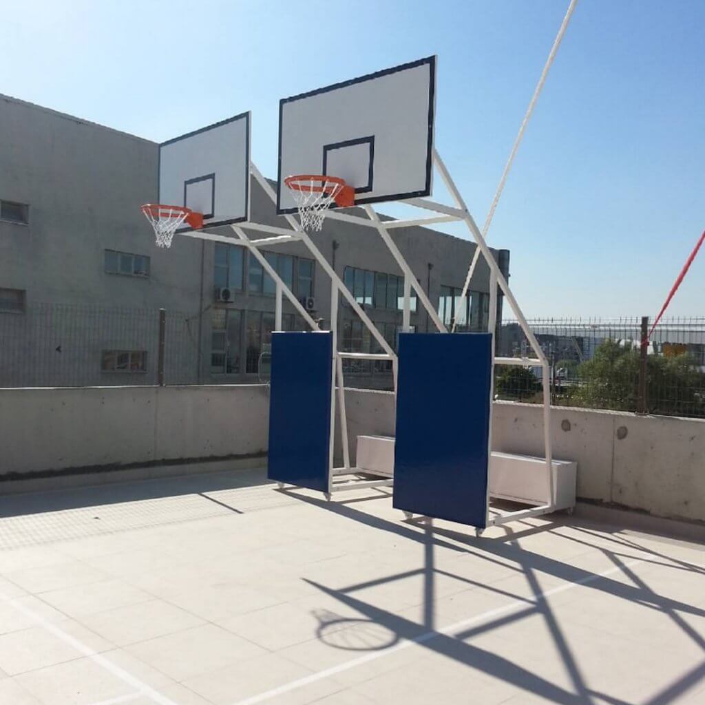 Seyyar Fiber Panyalı Basketbol Potası